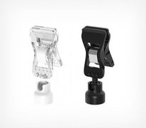 Прищепка на магните MAG-FXS — ценникодержатель на магнитном основании с прищепкой для крепления ценников, небольших топперов